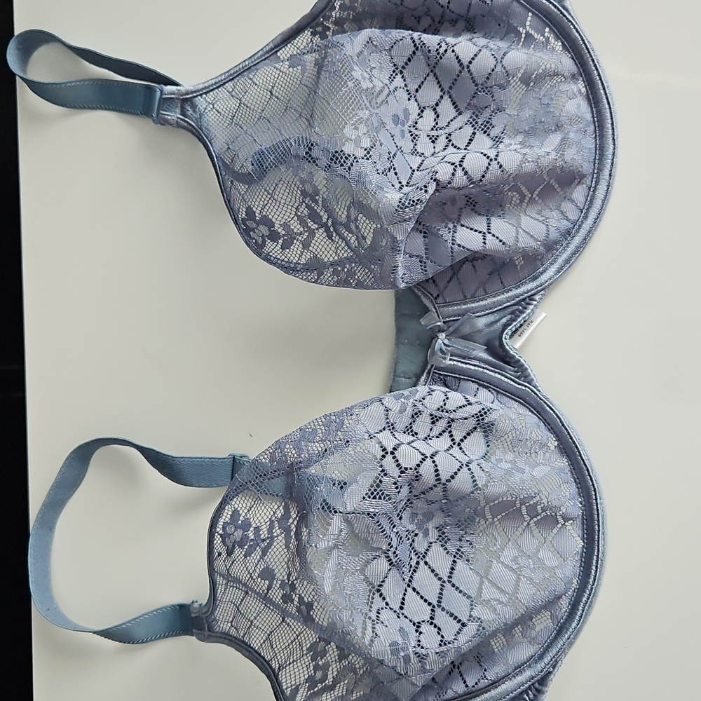 Empreinte Melody Blue Lace Bra Size 36E - Picture 4 of 4